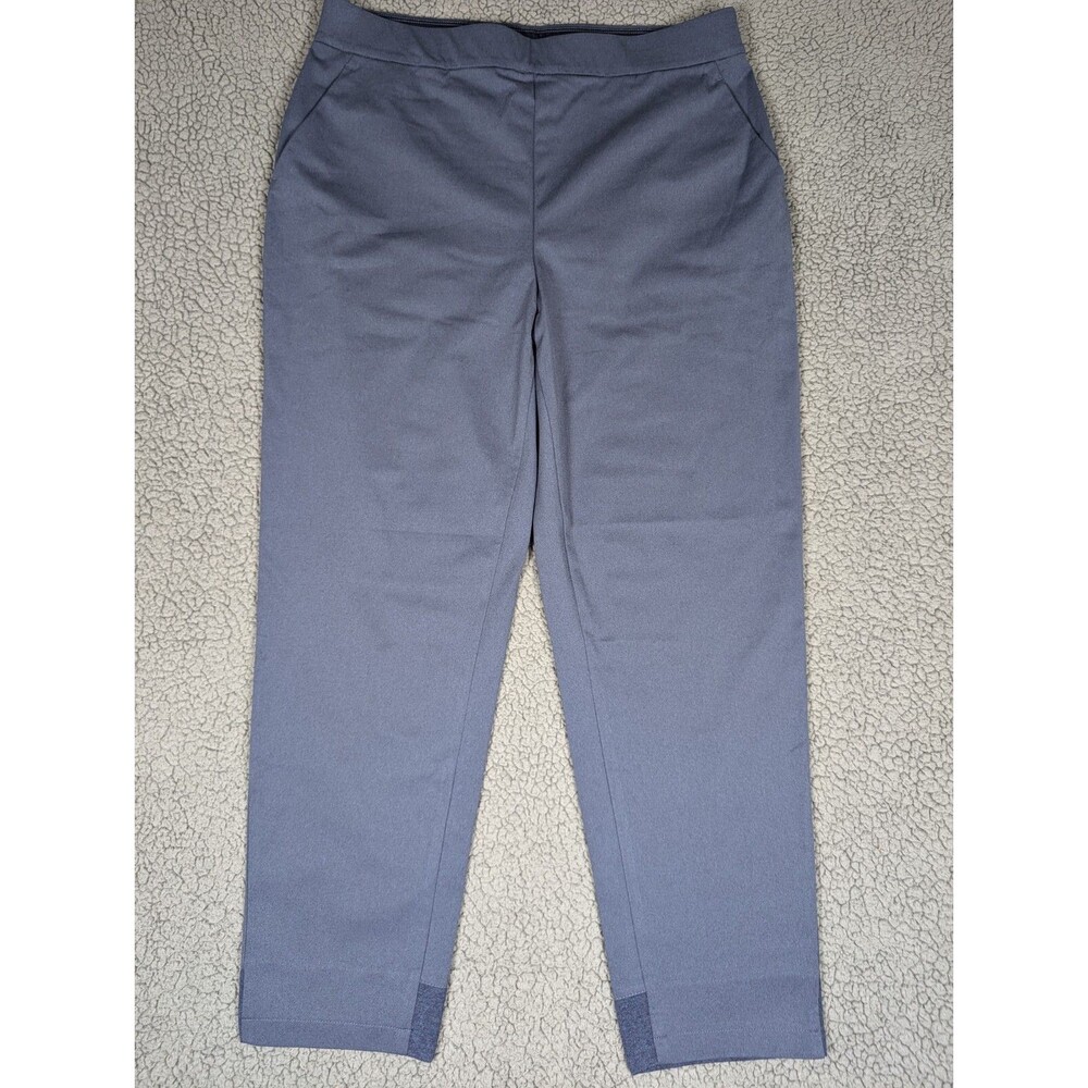 Ministry of Supply Women’s Kinetic Pull On Pants Blue Size 14 Stretch Tech Wear